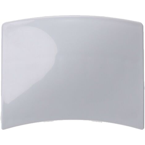 vhbw Türgriff kompatibel mit Viva VVW11A00FR/04, VVW11A00FR/05, VVW11A00FR/01 Waschmaschine - 90 x 68 x 35 mm - gebogen - weiß