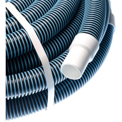 Vhbw – Tuyau d'aspiration flexible pour piscine 15m – Raccord 32mm – Stabilisé UV, résistant au chlore – Compatible skimmer et aspirateur