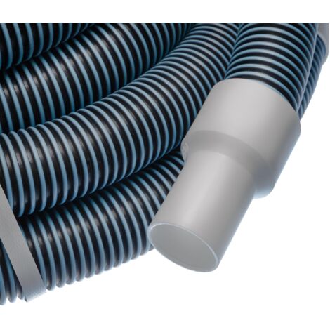 Vhbw – Tuyau d'aspiration flexible pour piscine 15 m – Raccord 38 mm – Résistant au chlore et stabilisé UV – Compatible avec skimmer et aspirateur
