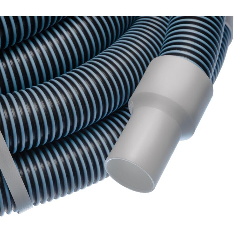 Tuyau flexible pour piscine raccord 38 mm 15 m pour skimmer, aspirateur, filtre - stabilisé uv, résistant au chlore - Vhbw