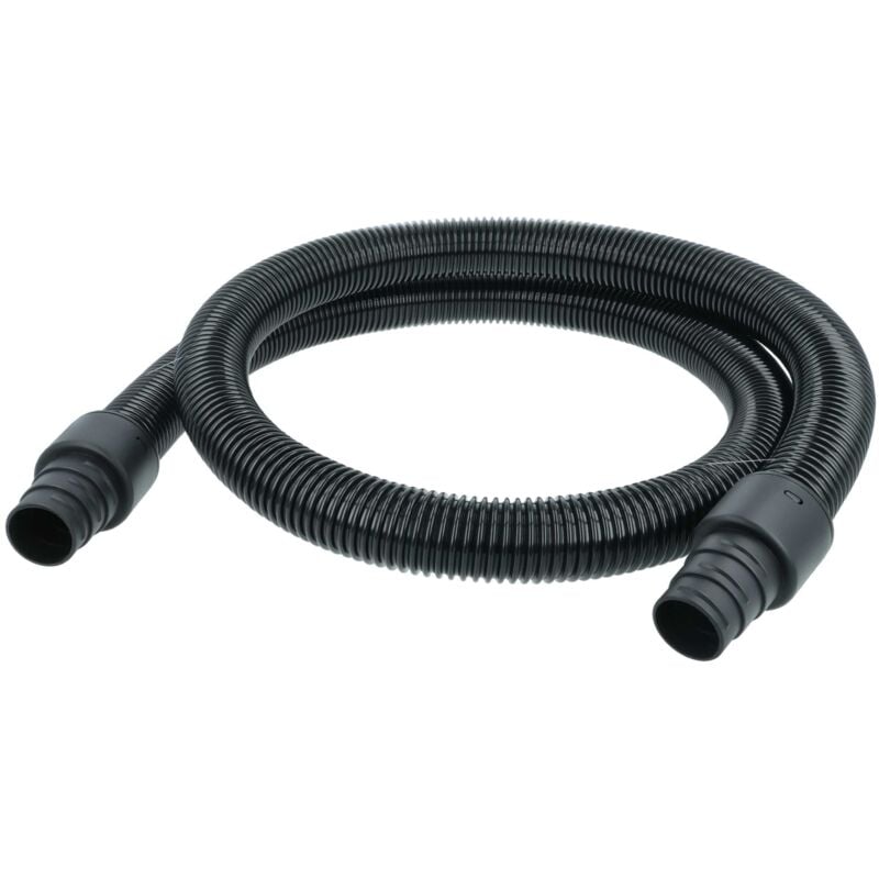 Tuyau flexible universelle pour aspirateurs courants - 2 m noir, avec raccord circulaire 32 mm / 35 mm / 38 mm - Vhbw