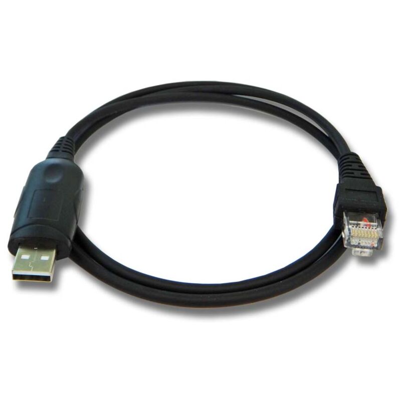 Vhbw - USB-Câble de programmation pour Talkie-Walkie Kenwood TK-7100, TK-8185, TK-8100