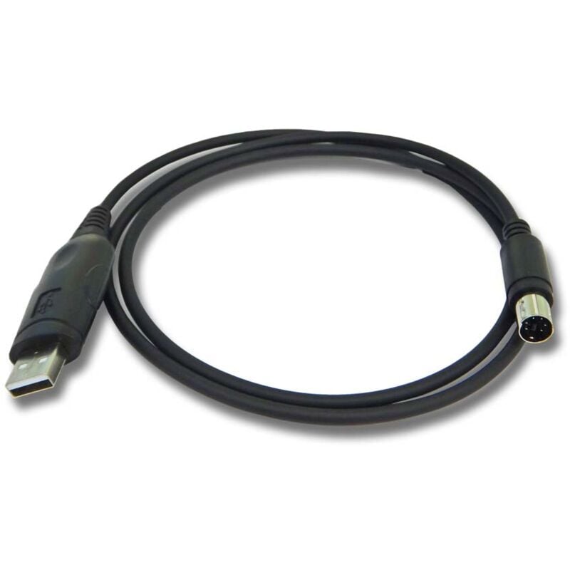 USB-Câble programmateur pour Talkie-walkie Yaesu Vertex FT-2600, FT-2800, FT-2800M, FT-2900, FT2900 - Vhbw