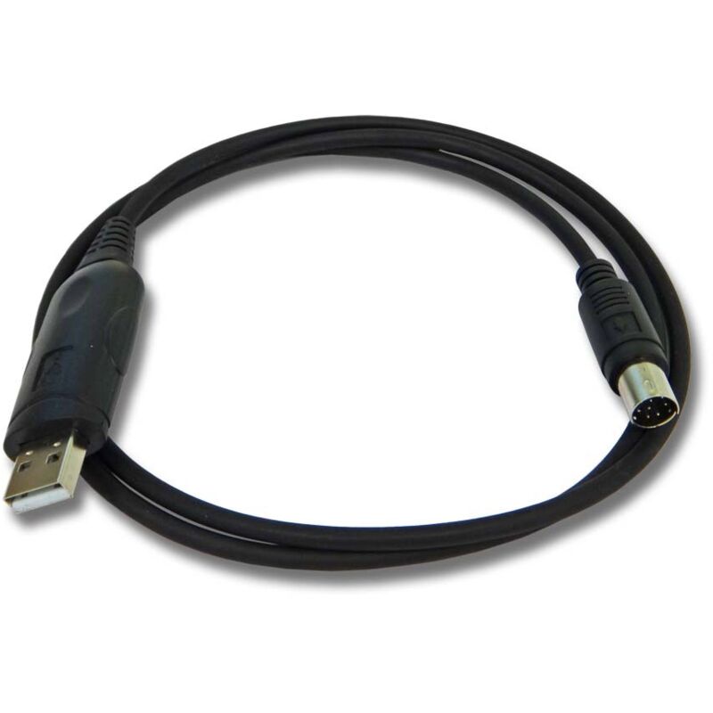vhbw USB programming cable replacement for CT-62 for Radio, black