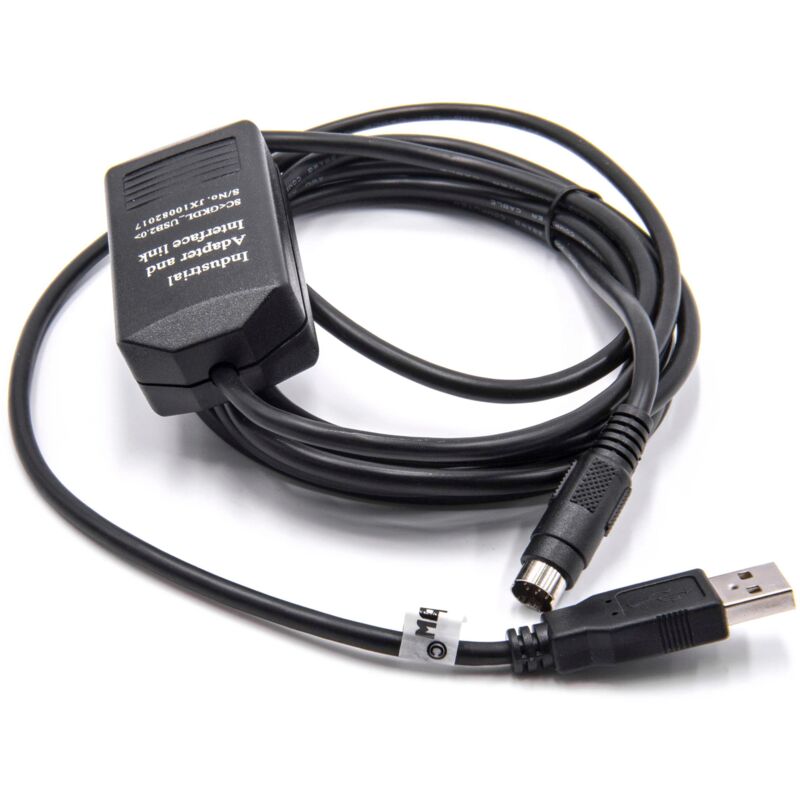 vhbw USB programming cable replacement for USB-1761-CBL-PM02 for Radio, black
