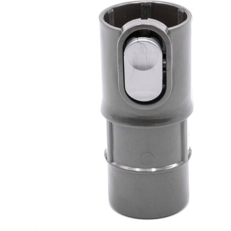 vhbw Vacuum Cleaner Hose Adapter to 32mm Accessory Connector compatible with Dyson DC08 Animal, DC08 Carpet Pro - Plastic Grey Nozzle Converter