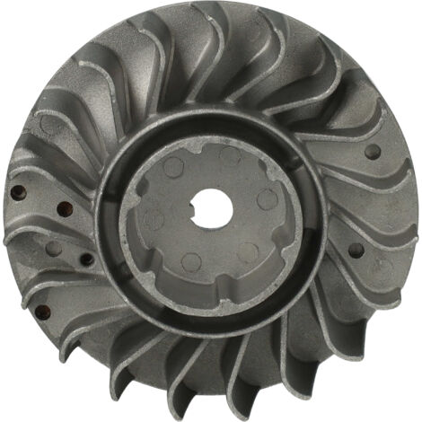 vhbw Volante de inercia reemplaza Stihl 1143 400 1201, 1143 400 1234 para motosierra - 10 cm diámetro exterior, 3,4 cm de grosor, 300 g plata