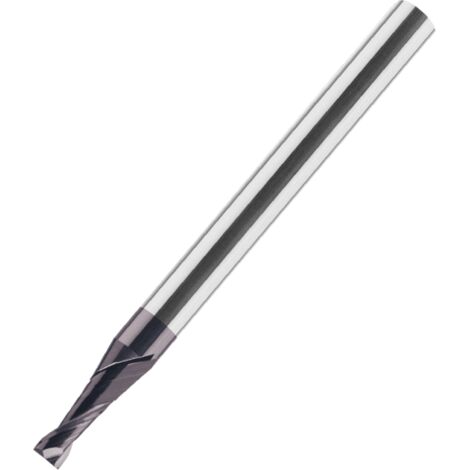 VHM-Mini-Schaftfräser TIALN 0,8 mm