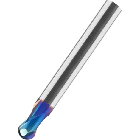 VHM-Mini-Vollradiusfräser HSC Dynastar naco blue HA 3 mm