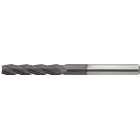 VHM-Schaftfräser extralang DIN 6535-HA N 4 Schneiden TiAlN FORUM 12 mm