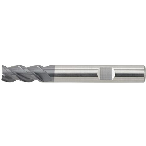 VHM-Schaftfräser lang DIN 6535-HB N 3 Schneiden TiAlN FORUM 5,0 mm