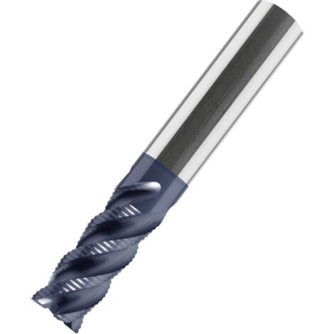 VHM-Schruppfräser Typ HR Drallwinkel 45° TIALN HA 20 mm