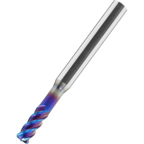 VHM-Torusfräser HSC PrimeLine naco blue HA 3 mm Eckenradius 0,5 mm