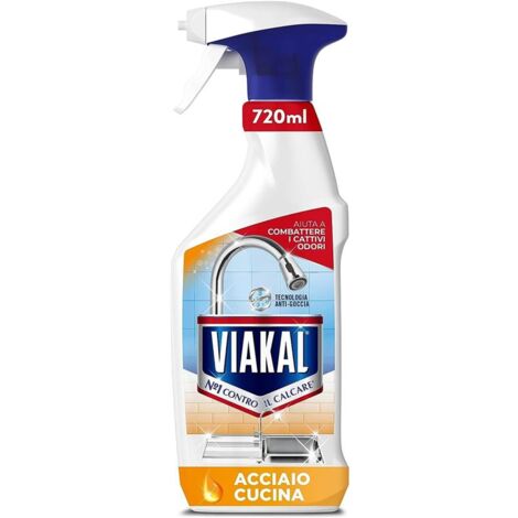 VIAKAL ANTICALCARE SPRAY DA 720MLPER ACCIAIO E CUCINA
