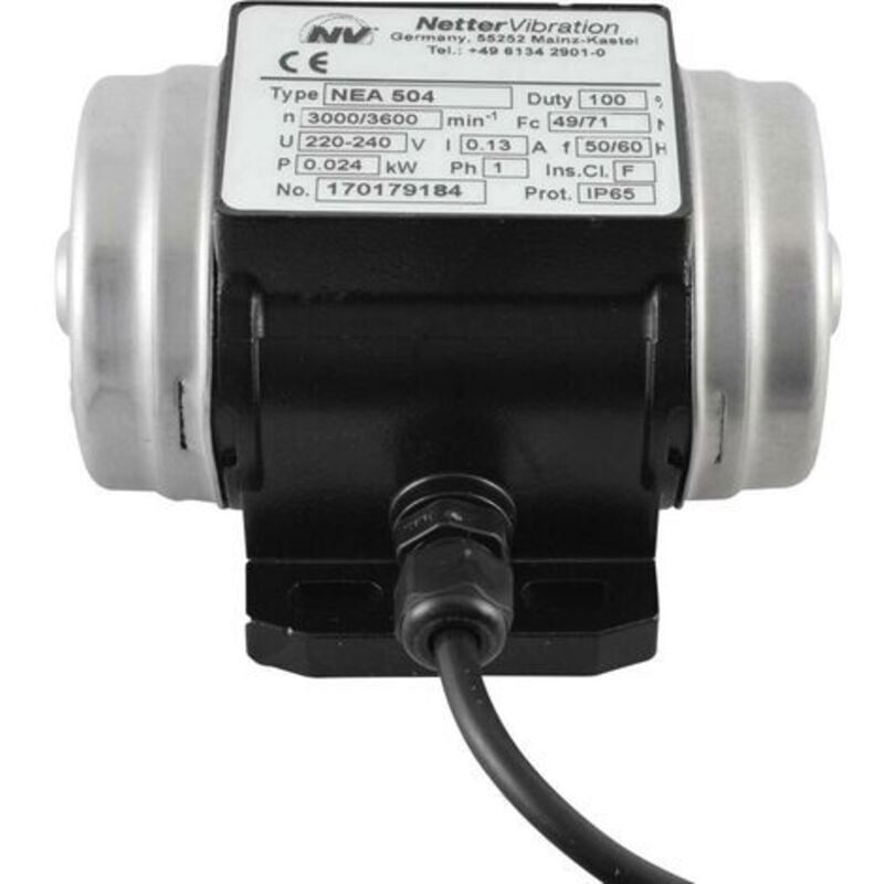 Netter Vibration - Vibrateur électrique nea 504 230 v/ac 3 000 tr/min 49 n 0 024 kW 0.13 a 1 pc(s)