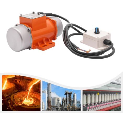 Vibrationsmotor 220 V, 3000 U/min Vibrationsmotor Einphasiger Asynchron-Vibrationsmotor Vibrationsmotor 40 W Drehzahlregler