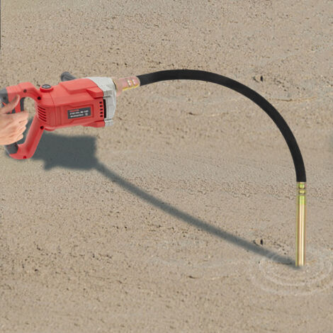 Vibrator Beton, elektrisch, 220 V, 1100 W, für Beton, handgehalten, Elektrowerkzeuge mit vibrierender Nadel, 6,6 FT/2 m, Betonwerkzeuge für verschiedene Betonkonstruktionen