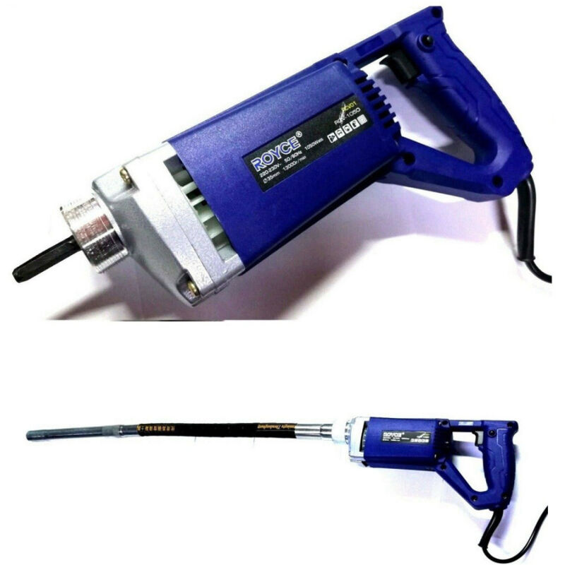 Vibratore Elettrico Portatile Per Calcestruzzo Monofase 1050w 35mm Rcv-1050 - - Trade Shop Traesio
