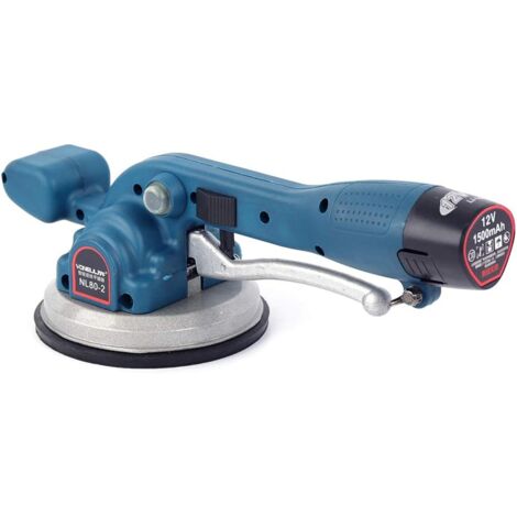 GOJOY Vibratore portatile per piastrelle per piastrelle, con 2 batterie e caricatore 12000 giri/min