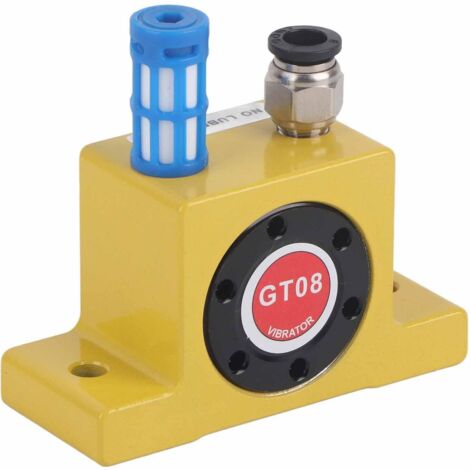 Vibromasseur à Turbine à Air Gt8 G 1/8in Vibreur à Turbine à Air Industriel Vibreur à Turbine Pneumatique 2750037500tr/min 8402400N Accessoire pour Usage Industriel