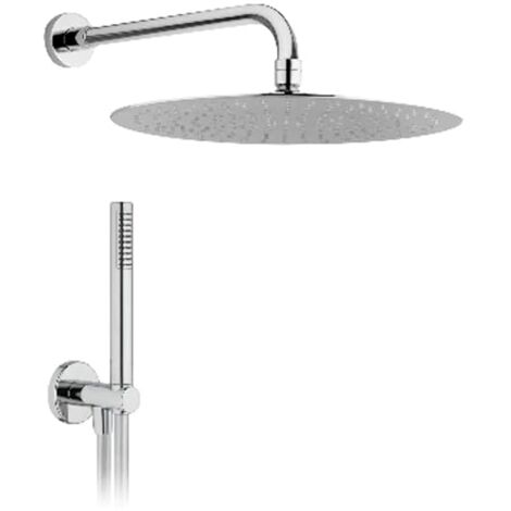 VICAR Kit SOFFIONE Doccia Tondo x Soffione Diametro 250 Braccio Lunghezza 350