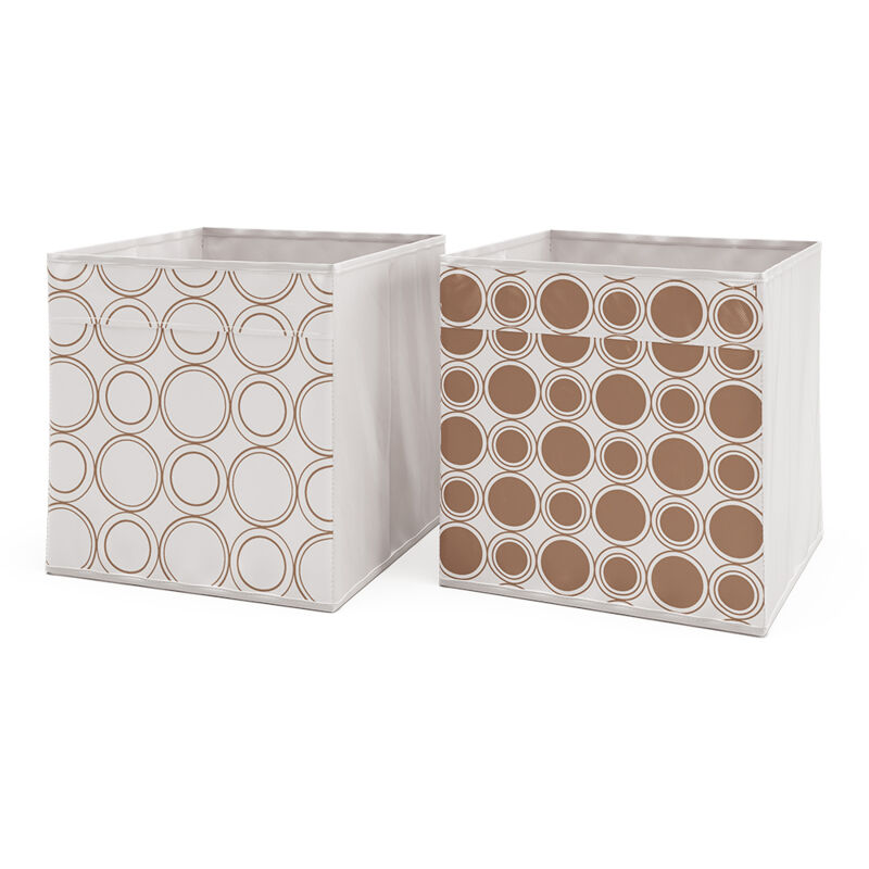 Faltbox , Weiß/gold, 30 X 30 Cm 2er Set Vicco
