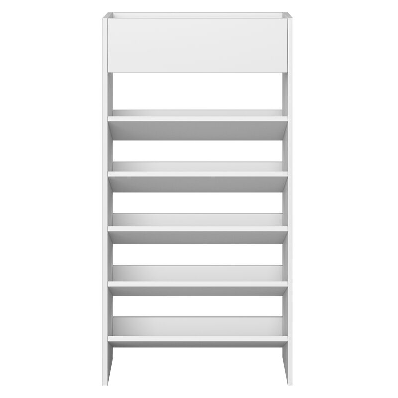 Vicco - Armoire à chaussures Delin, Blanc, 60 x 116 cm