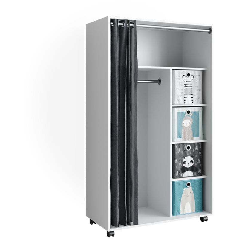 Armoire Doros, Blanc, 100 x 168 cm Vicco