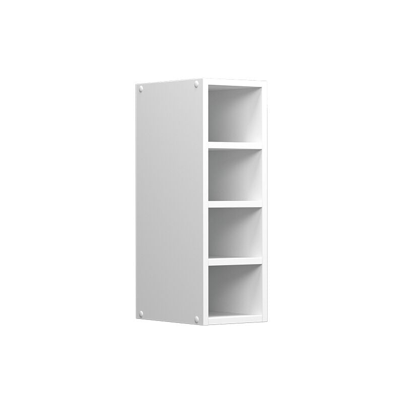 Armoire suspendue universelle R-Line, Blanc, 20 cm avec étagères ouvertes, Vicco