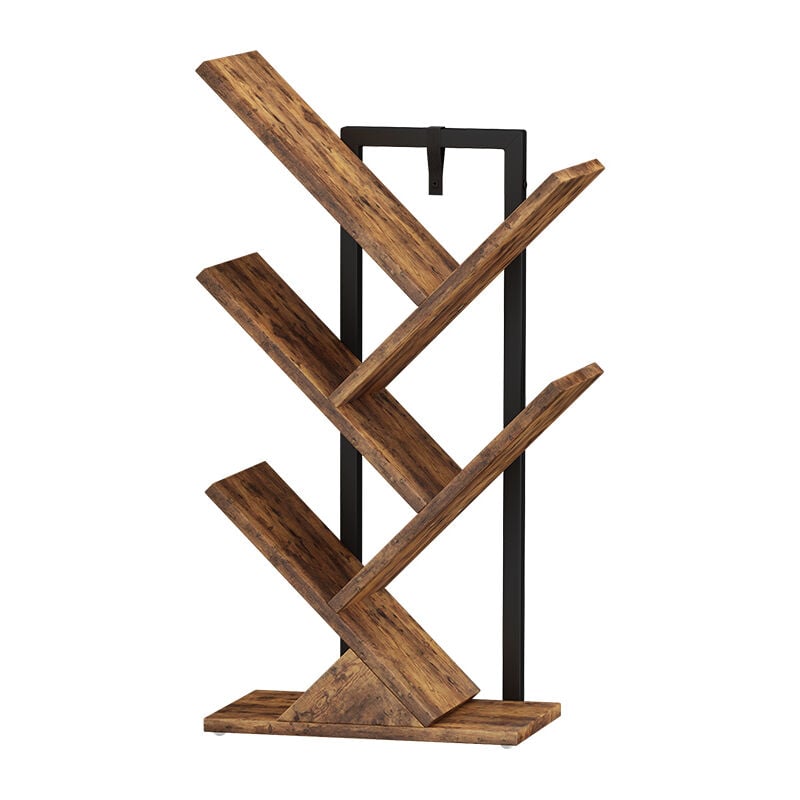 Vicco - tagère à livres Fyrk, Bois antique, 40 x 71 cm