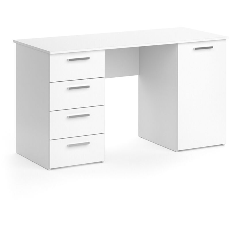 Vicco - Bureau Nico, Blanc, 137 x 60 cm