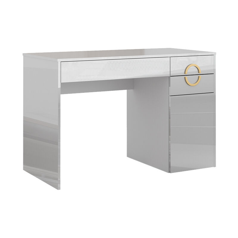 Coiffeuse Adela, Blanc, 115 cm avec 3 tiroirs Vicco