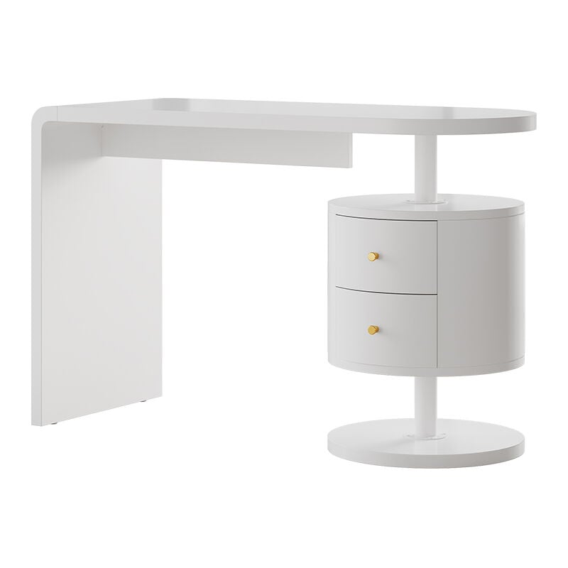 Coiffeuse Lara, Blanc, 120 cm avec 2 tiroirs Vicco