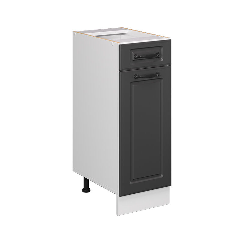 Vicco - Meuble cuisine R-Line, Anthracite campagne, 30 cm sans plan de travail
