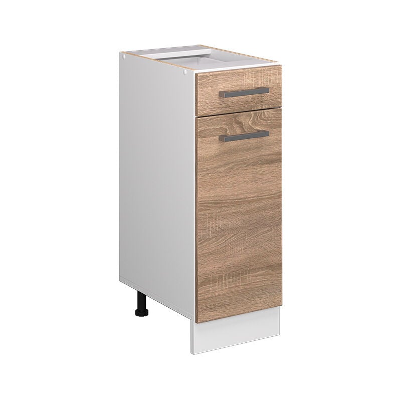 Vicco - Meuble cuisine R-Line, Sonoma, 30 cm sans plan de travail