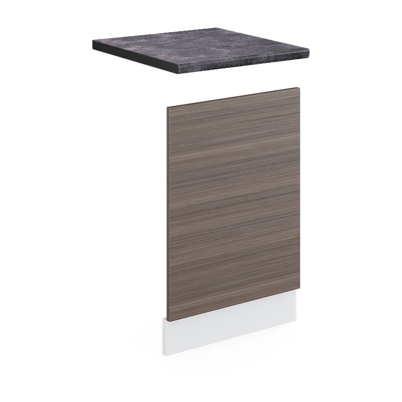 Façade R-Line, Gris, 45 cm, pt Anthracite Vicco