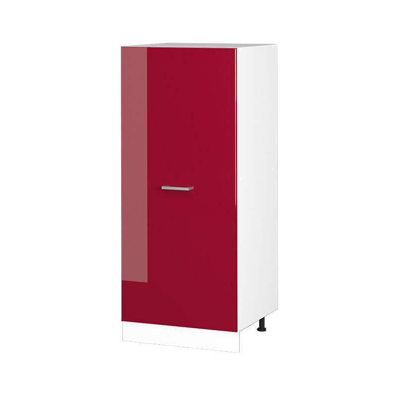 Armoire haute R-Line, Rouge bordeaux Haute brillance, 60 cm, Vicco