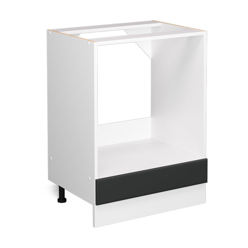 Vicco - Meuble pour four R-Line, Anthracite campagne, 60 cm sans plan de travail