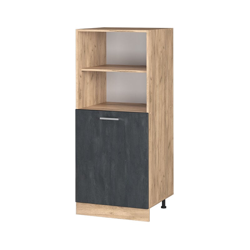 Meuble pour four R-Line, Béton noir, 60 cm Vicco