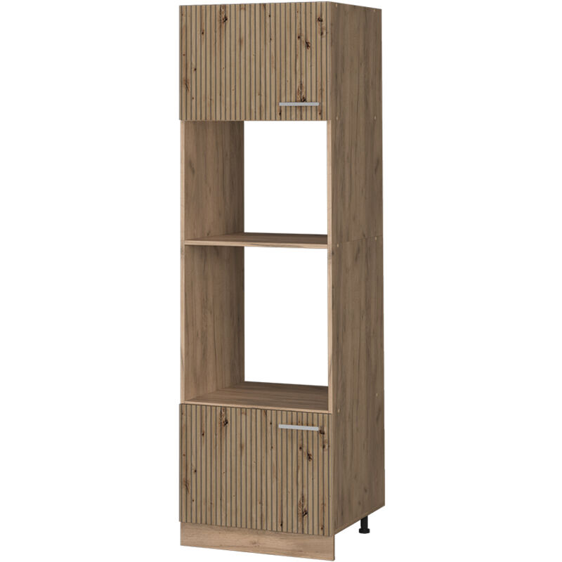 Vicco - Armoire micro-ondes R-Line, Chêne Artisan, 60 cm