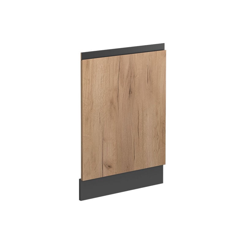 Façade R-Line, Chêne de force doré, 44.6 cm J-Shape, sans plan de travail Vicco