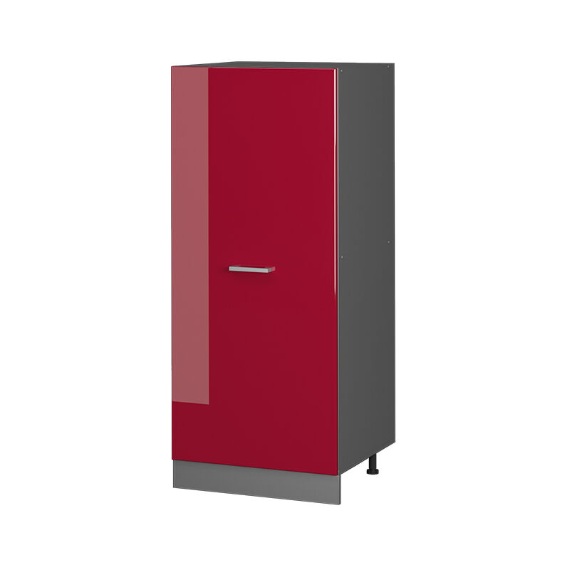 Vicco - Armoire haute R-Line, Rouge bordeaux Haute brillance, 60 cm