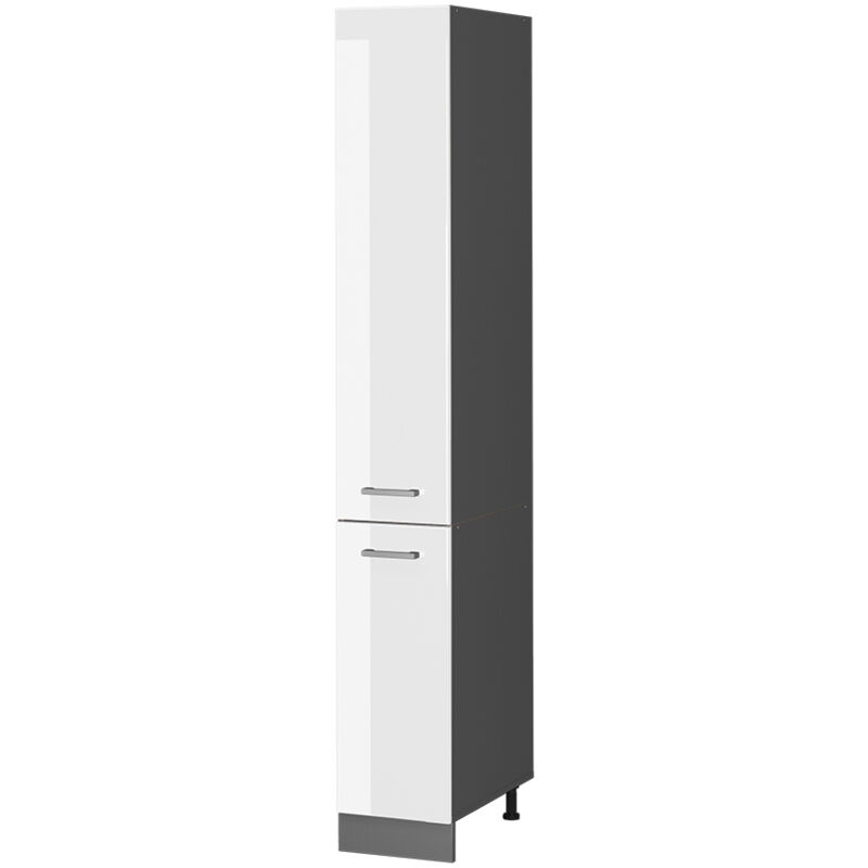 Vicco - Meuble haute de cuisine R-Line, Blanc Haute brillance, 30 cm