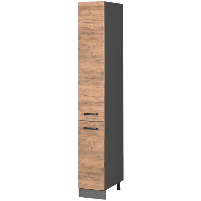 Vicco - Meuble haute de cuisine R-Line, Chêne de force doré, 30 cm