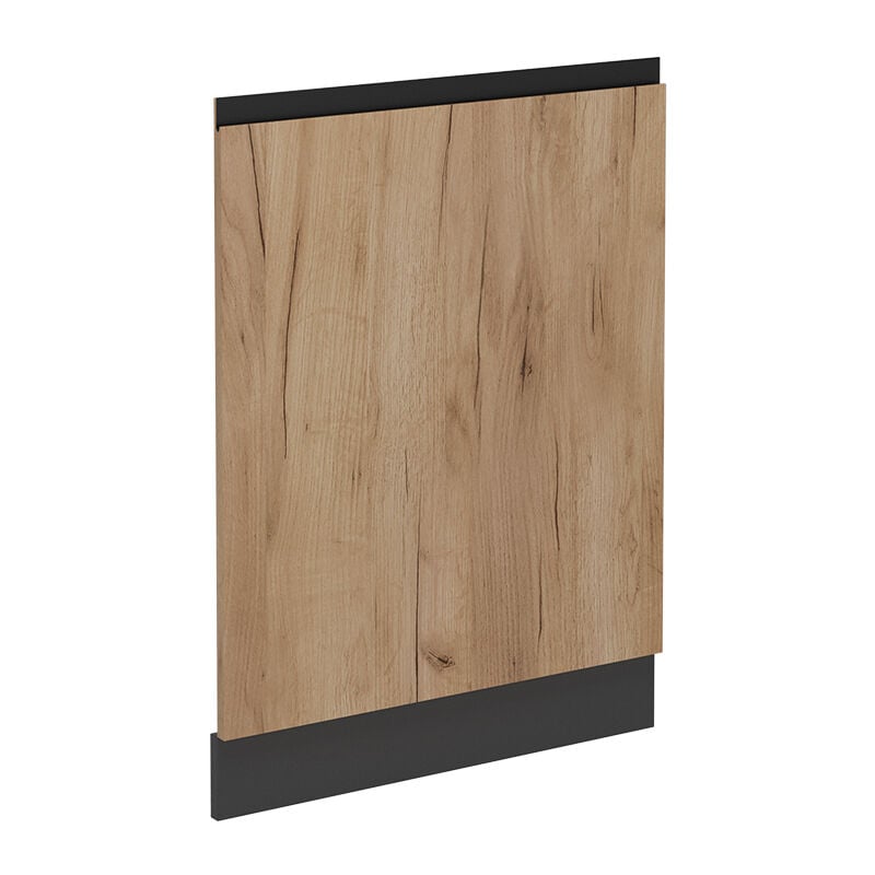 Façade de lave-vaisselle R-Line, Chêne de force doré, 60cm sans pt Vicco