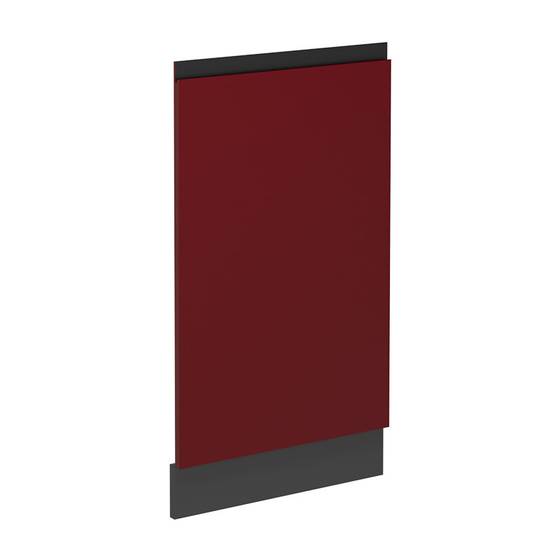 Façade de lave-vaisselle R-Line, Rouge, 45cm sans PT, Vicco