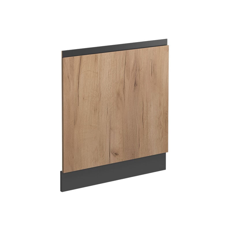 Façade R-Line, Chêne de force doré, 59.6 cm J-Shape, sans plan de travail Vicco