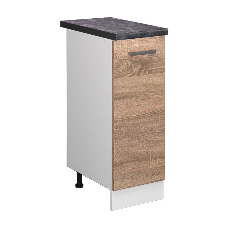 Vicco - Apothekerschrank R-line, Sonoma, 30 Cm , Ap Anthrazit