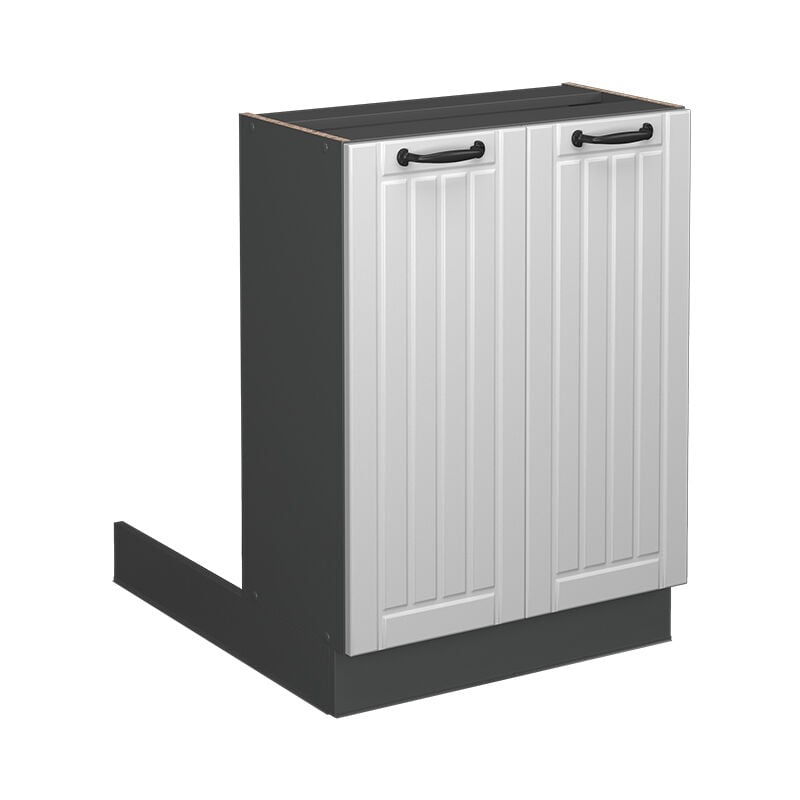 Lot de cuisine Fame-Line, Blanc campagne, 60 cm sans plan de travail Vicco