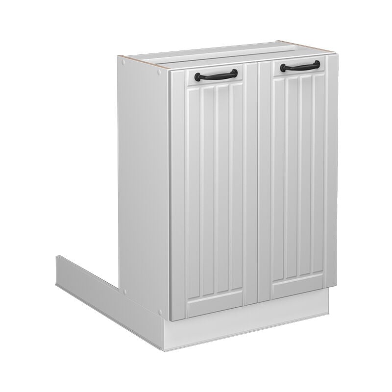 Lot de cuisine Fame-Line, Blanc campagne, 60 cm sans plan de travail Vicco